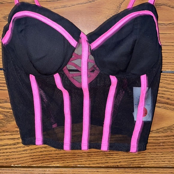 Neon Sheer Tank Top - Picture 2 of 3